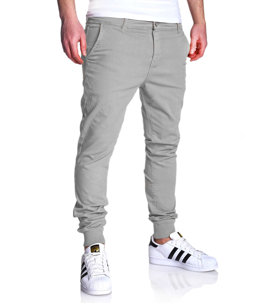 chino jogger homme