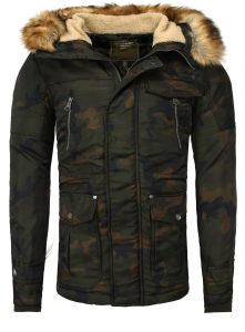 parka camouflage homme